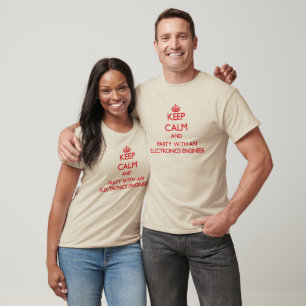 Behalten Sie Ruhe und Party mit einem T-Shirt