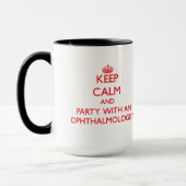 Behalten Sie Ruhe und Party mit einem Tasse (Links)