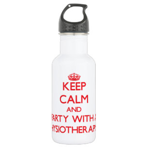 Behalten Sie Ruhe und Party mit einem Trinkflasche