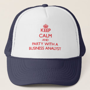 Behalten Sie Ruhe und Party mit einem Truckerkappe