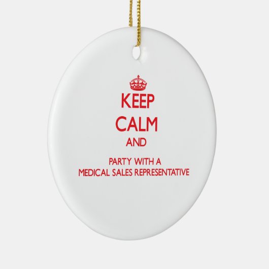 Behalten Sie Ruhe und Party mit medizinische Keramikornament (Rechts)