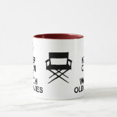 Behalten Sie Ruhe und passen Sie alte Filme auf Tasse (Zentrum)