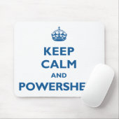 Behalten Sie Ruhe und PowerShell Mousepad (Mit Mouse)