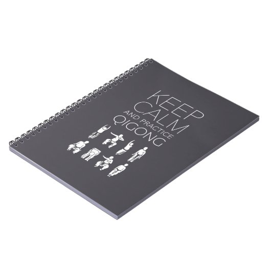 Behalten Sie Ruhe und Praxis Qigong Notizblock (Linke Seite)