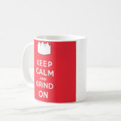 Behalten Sie Ruhe und reiben Sie an Kaffeetasse (Vorderseite Links)