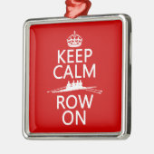 Behalten Sie Ruhe und Reihe auf (wählen Sie jede Silbernes Ornament (Links)