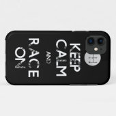behalten Sie Ruhe und Rennen an Case-Mate iPhone Hülle (Rückseite (Horizontal))