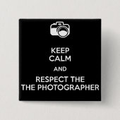 Behalten Sie Ruhe und respektieren Sie den Button (Vorderseite)