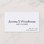 Behalten Sie Ruhe und rufen Sie einen Anwalt an Visitenkarte (Rückseite)