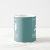 Behalten Sie Ruhe und Save the Date (völlig Kaffeetasse (Mittel)