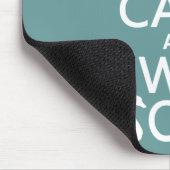 Behalten Sie Ruhe und Schwan an - alle Farben Mousepad (Ecke)