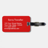 Behalten Sie Ruhe und schwimmen Sie auf Honu Gepäckanhänger (Rückseite horizontal)