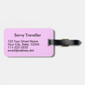 Behalten Sie Ruhe und schwimmen Sie auf Honu Gepäckanhänger (Rückseite horizontal)