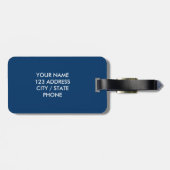 Behalten Sie Ruhe und Segel auf Gepäckanhänger (Rückseite horizontal)