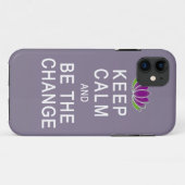Behalten Sie Ruhe und seien Sie der Änderung Case-Mate iPhone Hülle (Rückseite (Horizontal))
