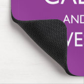 BEHALTEN SIE RUHE UND SEIEN SIE FANTASTISCH MOUSEPAD (Ecke)