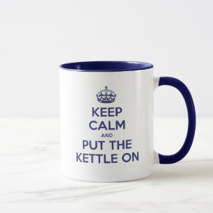 Behalten Sie Ruhe und setzen Sie den Kessel an Tasse