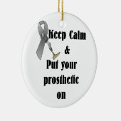 Behalten Sie Ruhe und setzen Sie Ihr prothetisches Keramik Ornament (Rechts)
