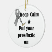 Behalten Sie Ruhe und setzen Sie Ihr prothetisches Keramik Ornament (Links)