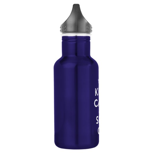 Behalten Sie Ruhe und singen Sie an Trinkflasche (Links)