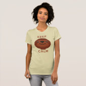 Behalten Sie Ruhe und Sloth an T-Shirt (Vorne ganz)