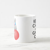 BEHALTEN Sie RUHE UND SPIEL AN - Bowling Kaffeetasse (Mittel)