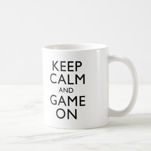 BEHALTEN Sie RUHE UND SPIEL AN - Kartenspiele Kaffeetasse