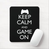 Behalten Sie Ruhe und Spiel an Mousepad (Mit Mouse)