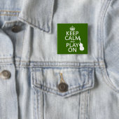 Behalten Sie Ruhe und Spiel auf (Cello) Button (Beispiel)