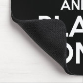 Behalten Sie Ruhe und Spiel auf Handbells Mousepad (Ecke)