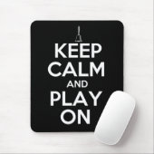 Behalten Sie Ruhe und Spiel auf Handbells Mousepad (Mit Mouse)