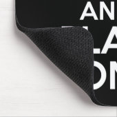 Behalten Sie Ruhe und Spiel auf (Saxophone) Mousepad (Ecke)