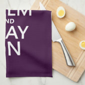 Behalten Sie Ruhe und Spiel auf (Trombone) Handtuch (Viertel Falte)