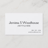 Behalten Sie Ruhe-und Spiel-Golf - alle Farben Visitenkarte (Rückseite)