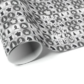 Behalten Sie Ruhe und Spiel-Schach-Muster Geschenkpapier (Rolleneckpunkt)