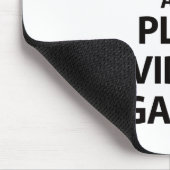 Behalten Sie Ruhe-und Spiel-Videospiele Mousepad (Ecke)