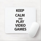 Behalten Sie Ruhe-und Spiel-Videospiele Mousepad (Mit Mouse)