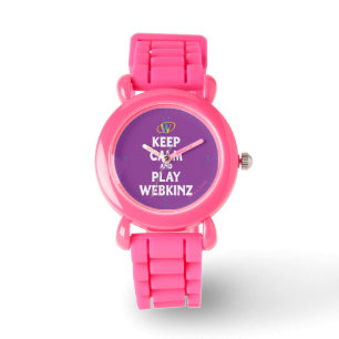 Behalten Sie Ruhe und Spiel Webkinz Armbanduhr