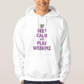 Behalten Sie Ruhe und Spiel Webkinz Hoodie (Vorderseite)