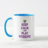 Behalten Sie Ruhe und Spiel Webkinz Tasse (Links)