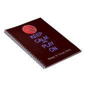 Behalten Sie Ruhe- und Spielkricket Notizblock (Rechte Seite)