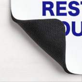 Behalten Sie Ruhe und starten Sie Ihren PC neu Mousepad (Ecke)