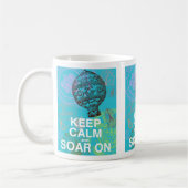 Behalten Sie Ruhe und steigen Sie auf Kaffeetasse (Links)
