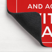 Behalten Sie Ruhe und stimmen Sie mit Vater Mousepad (Ecke)