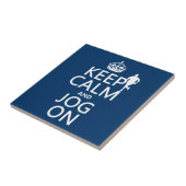 Behalten Sie Ruhe und Stoß an Fliese (Seite)