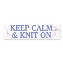 Behalten Sie Ruhe und Strick an