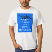 Behalten Sie Ruhe und T-Shirt (Vorderseite)