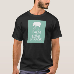 Behalten Sie Ruhe-und T-Shirt