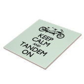 Behalten Sie Ruhe und Tandem an Fliese (Seite)