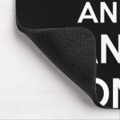 Behalten Sie Ruhe und tanzen Sie an Mousepad (Ecke)